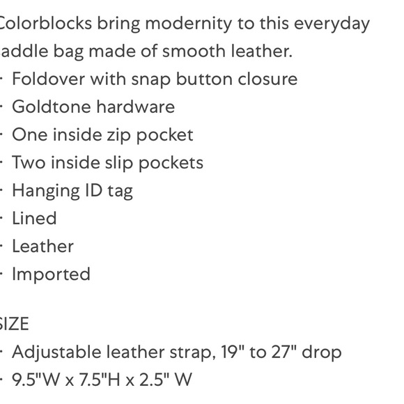 Marc Jacobs rider Saddle Bag - Picture 7 of 7